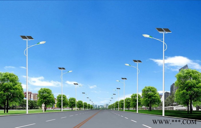 單臂太陽能--路燈 小區太陽能庭院燈  小區庭院燈廠家