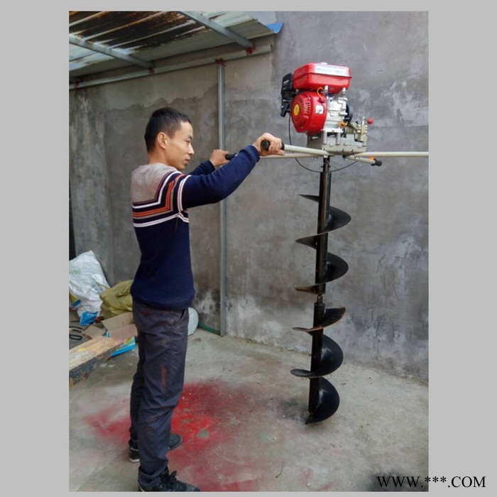 佳碩太陽能路燈桿鉆孔機 丘陵種樹挖坑機 四沖程手提式挖坑機