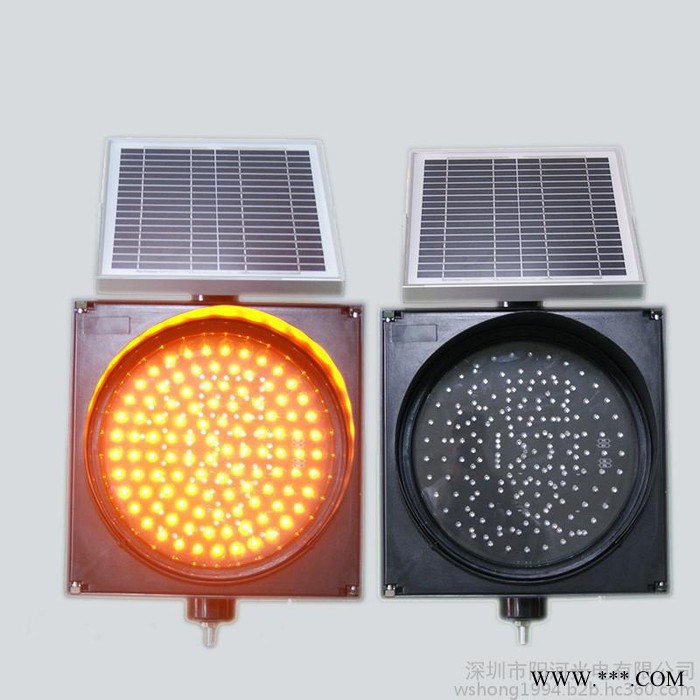 太陽能黃閃燈廠家，專業(yè)生產交通警示燈，品質保證，值得信賴！