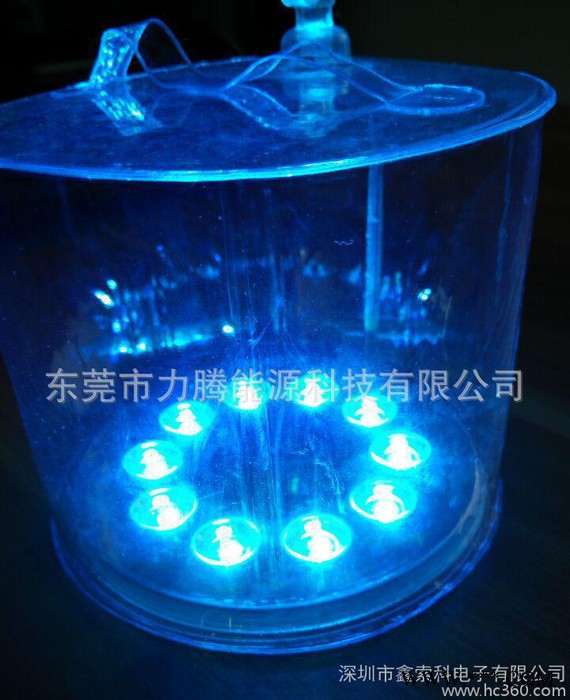太陽能露營燈 太陽能充氣小夜燈 白光透明皮