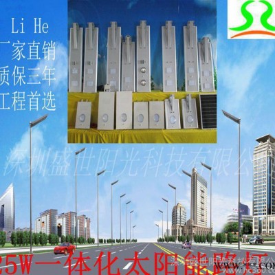 新農村25W太陽能路燈 一體化太陽能路燈 太陽能庭院燈 LE
