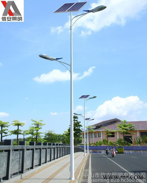 新農(nóng)村太陽能路燈、節(jié)能太陽能庭院燈中山信安照明廠家批發(fā)
