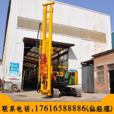 履帶光伏液壓錘打樁機(jī) 多功能太陽能履帶打樁機(jī) 光伏打樁機(jī)