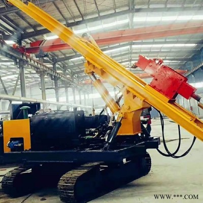悍博 履帶式打樁架 光伏打樁機(jī) 電線桿光伏打樁機(jī)