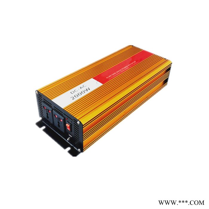 純正弦波逆變器 太陽能逆變器 2000W 220V  光伏逆變器 家用車載逆變器