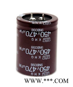 NCC黑金剛鋁電解電容器 KMH 450V 470UF 35*50MM 105度 光伏逆變器、變頻器、焊機、通信電源專用