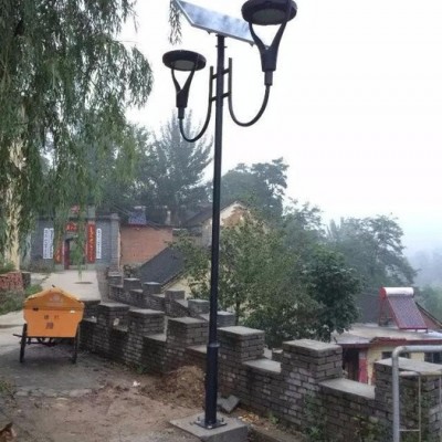 河南鶴壁雙頭led太陽能路燈庭院燈/河南庭院燈生產(chǎn)廠家 太陽能庭院燈