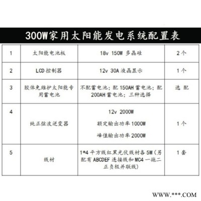 博爾勃特  離網太陽能光伏發電系統  太陽能家庭發電系統定制