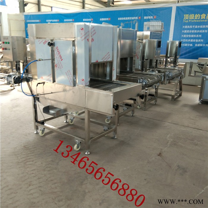 義康牌SMJ-2000型全自動豬皮燎毛機 大型雞腿燒毛機 天然氣燒毛設(shè)備