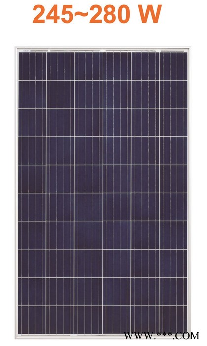 供應佳潔牌245-280瓦多晶太陽能電池板