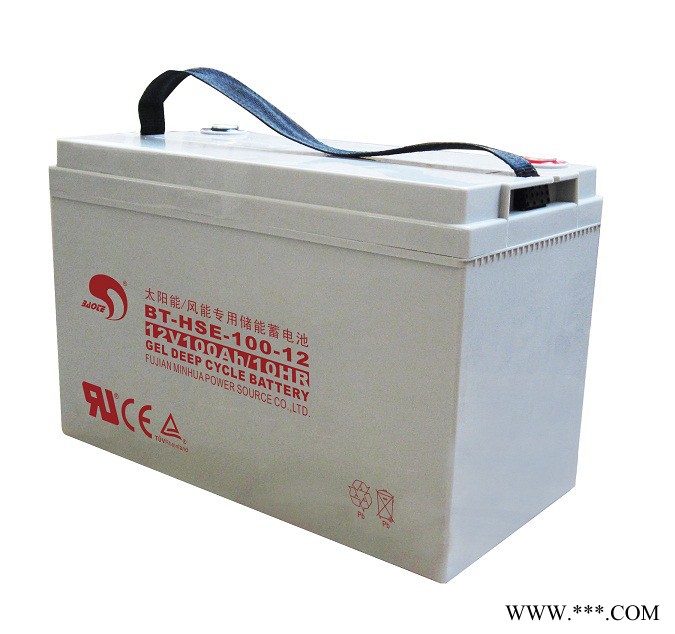 賽特儲能蓄電池BT-HSE-100-12(12V100Ah/10HR)太陽能、風能專用