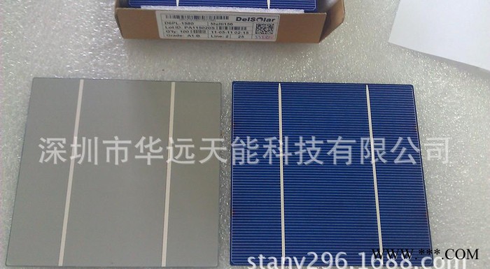 156三線背刪連續多晶硅太陽能電池片|B級多晶太陽能電池片