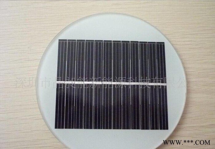 草坪燈配件 滴膠太陽能組件 圓形太陽能板 層壓太陽能電池板/