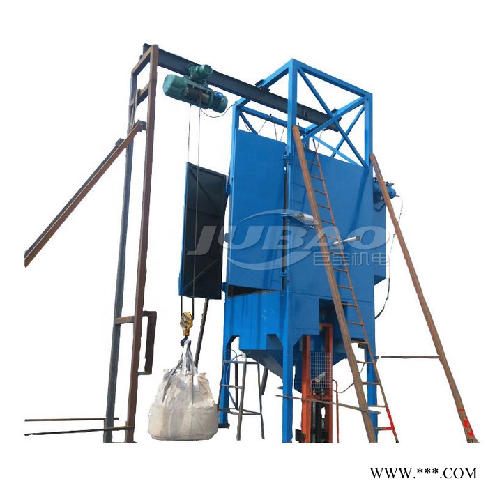 磷酸鐵鋰噸袋拆包機 無塵噸袋卸料機 噸袋投料機 粉料自動拆包機