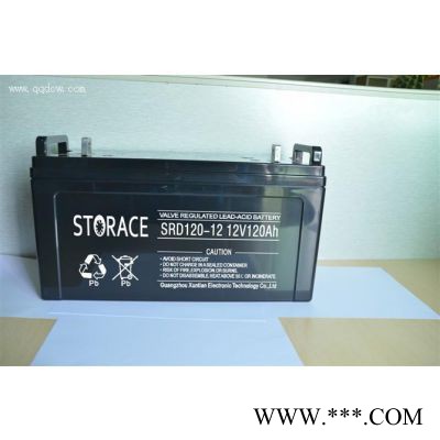 蓄雷STORACE蓄電池SR120-12/12V120AH 太陽能蓄電池 UPS不間斷電源 風力發電儲備電源照明應急