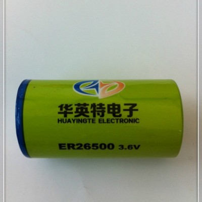 智能潔具用3.9V 一次鋰亞電池 ER26500--武漢華英特電子有限公司