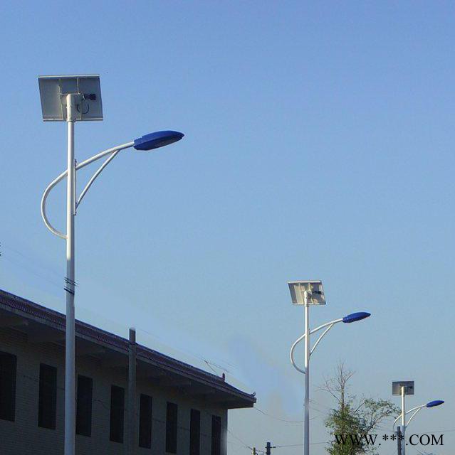 廠家批發戶外照明太陽能路燈 LED鋰電池路燈一體化 5米6米太陽能路燈