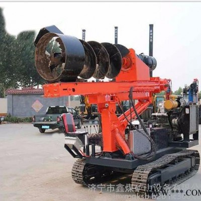 履帶式全液壓打樁機 太陽能光伏全液壓履帶式打樁機