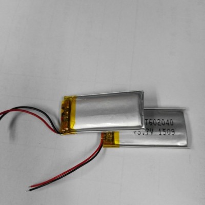 **爆款頭戴式藍牙耳機聚合物鋰電池602040 LED光源鋰電池