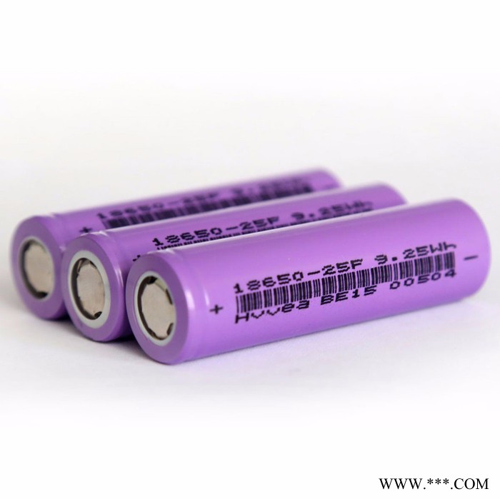 江西匯億 **供應(yīng) 足容量18650充電鋰電池 ICR18650-25F