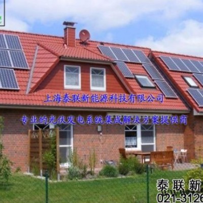 泰聯8KW上海周邊居民光伏屋頂電站系統安裝