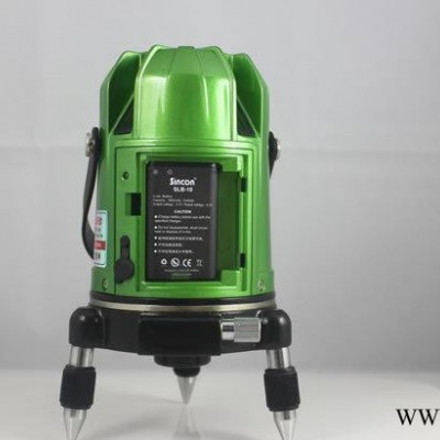 新坤儀器儀表，自動安平激光標線儀（綠光5線鋰電池）SL-22