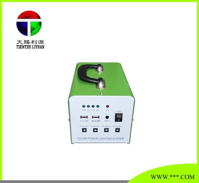 9AH12V30W 離網家用直流生態太陽能光伏照明充電小系統