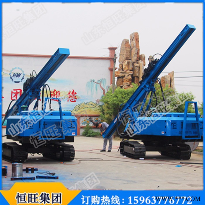 恒旺**HWZG-390L履帶壓樁機光伏樁壓樁機樁孔設備可定做樁帽