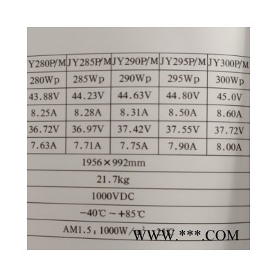 太陽能光伏電站，光伏組件