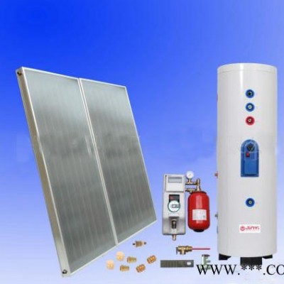 上海百業(yè)平板太陽能熱水器 承壓分體式別墅專用 水箱容量500L