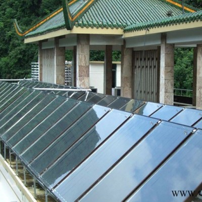 定制工業熱水大型太陽能平板熱水工程