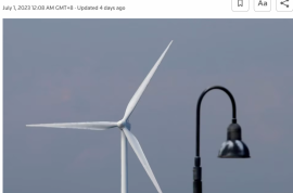 日本大力發展海上風電，力圖追趕中英兩國