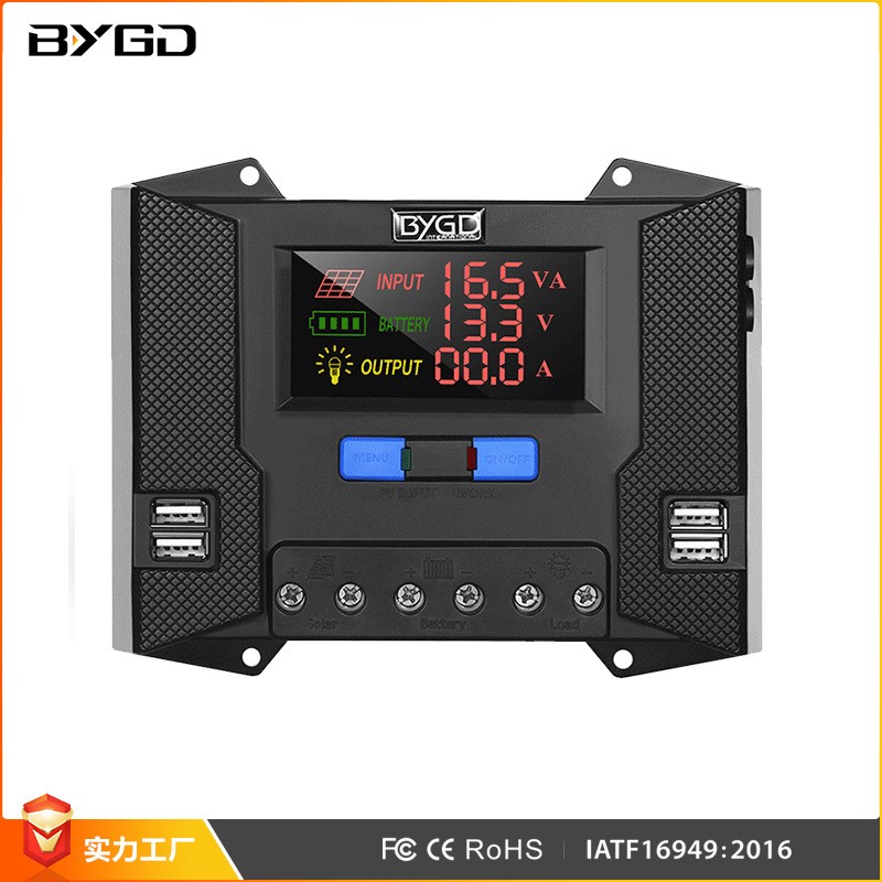 Solar Controller太陽能控制器12V/24Vmppt20-30A雙USBL CD顯示