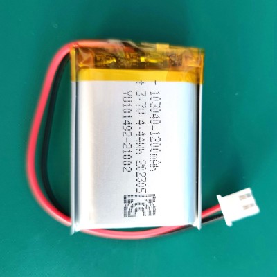 韓國KC認證聚合物鋰電池103040容量1200mah 小夜燈按摩器鋰電池