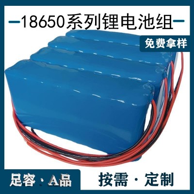 12V24V18650圓柱三元鋰 動力鋰電池組10000mAh可充電鋰電池包批發(fā)