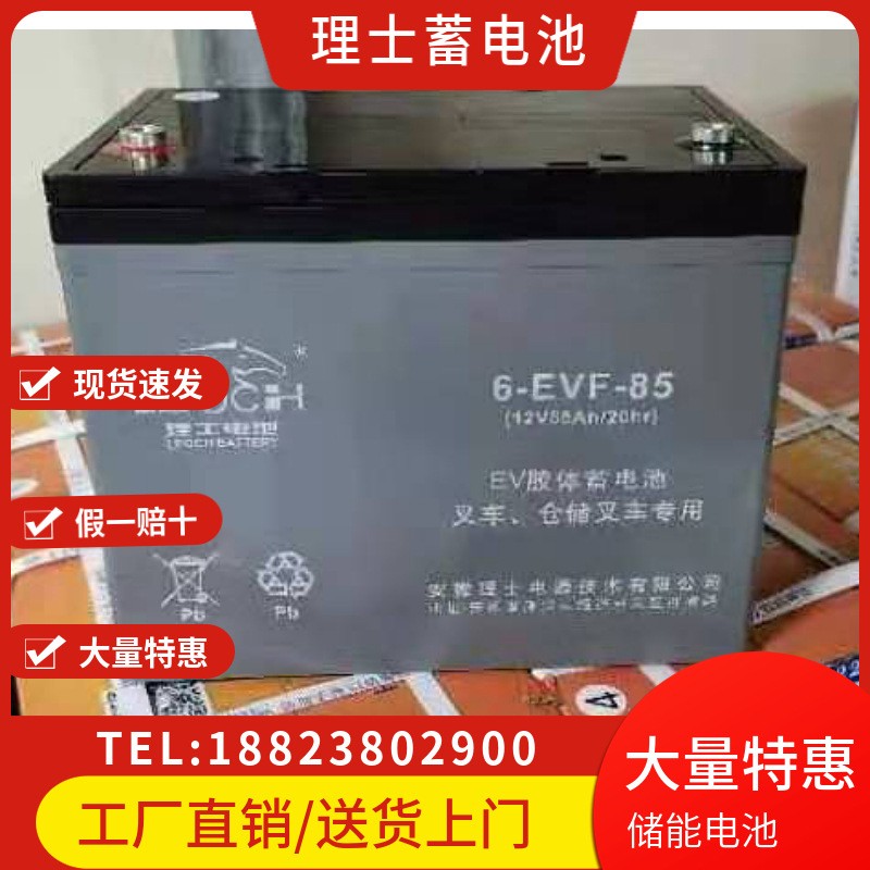 6EVF65 85 100AH電動車電瓶叉車蓄電池觀光車警巡邏車掃地車電瓶