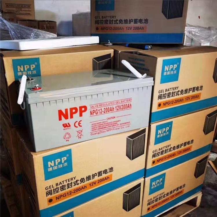耐普蓄電池12V200AH12V100AH膠體蓄電池UPS/EPS消防應(yīng)急電太陽能