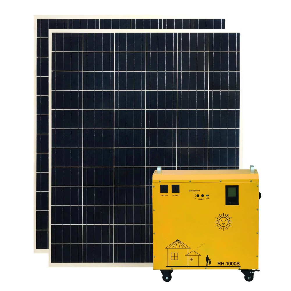 逆控一體太陽能發電機 純正弦波600W 220V交流電輸出供家用電器用