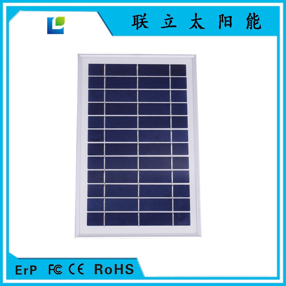 太陽能電池板玻璃層壓廠家直銷6W高品質量單多晶光伏組件