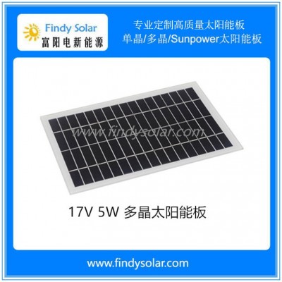 5W太陽能電池組件 5W多晶太陽能板 12V太陽能電池板 高效太陽能板