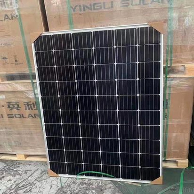 英利PERC單晶硅電池片高效450W瓦太陽能發電光伏電池片組件雙玻板