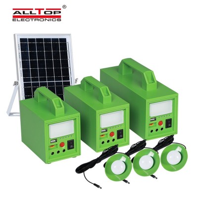 太陽能燈家用磷酸鋰光源款小系統12V60W發電儲電發電機組移動電源