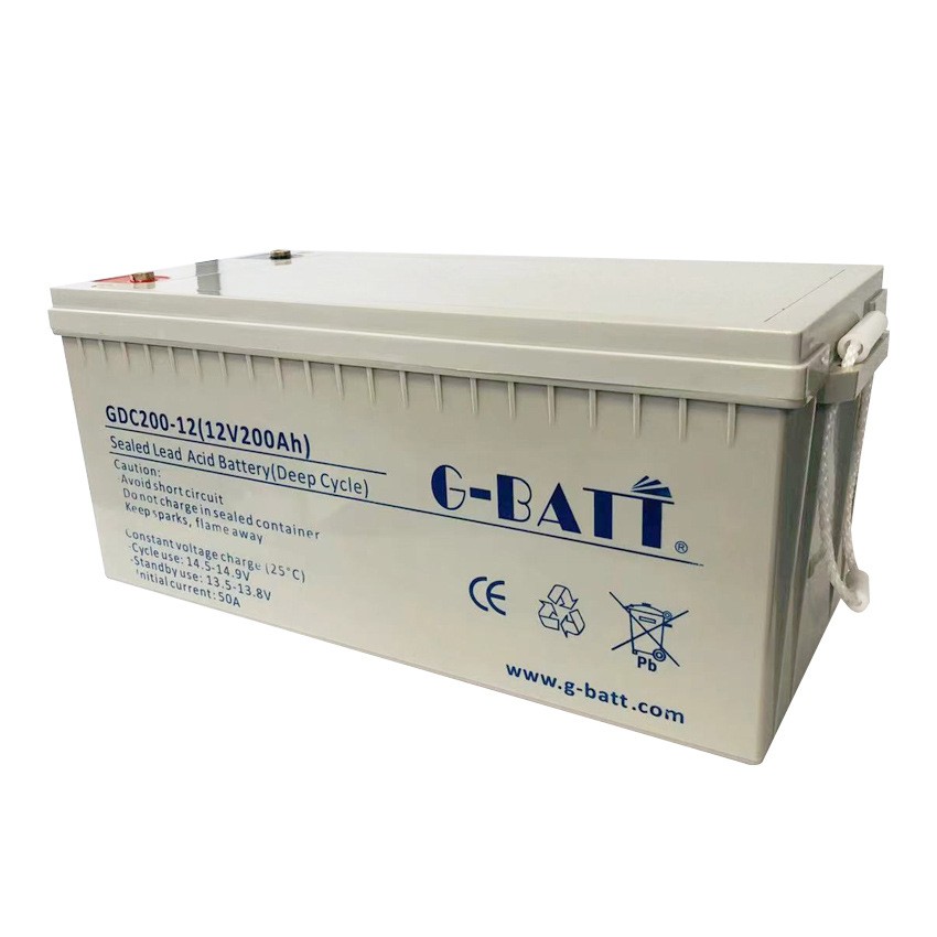 廠家直供12V200AH太陽能風能UPS 用鉛酸膠體蓄電池深循環電池