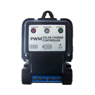 太陽能控制器6V12V10A/5A鉛酸鋰電池光伏發電控制器12.6V14.6V
