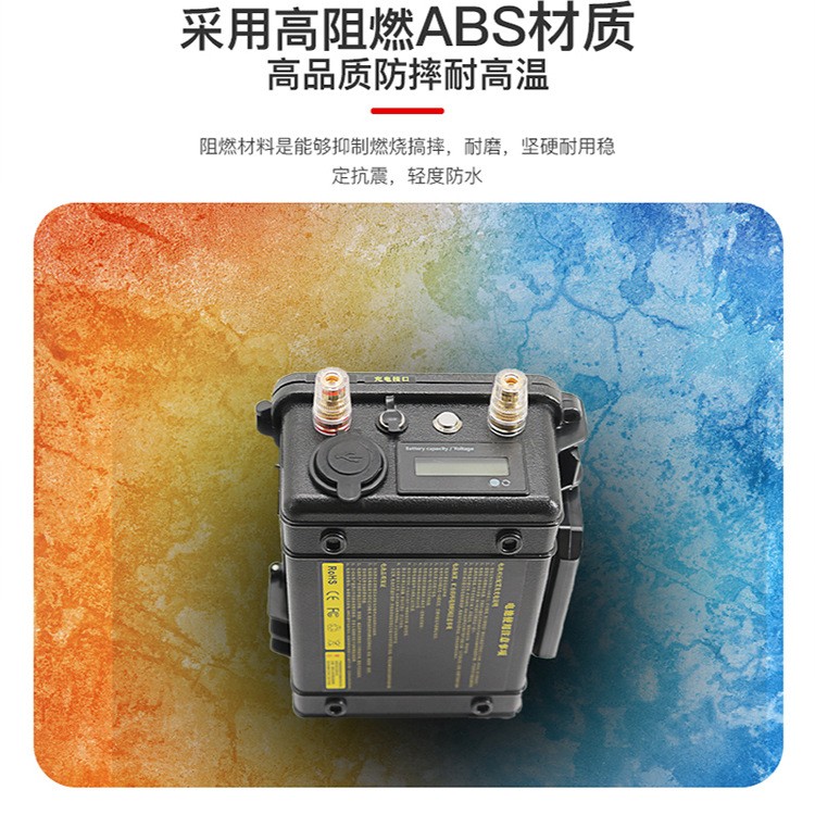 12V 佳明探魚器筏釣燈專用戶外鋰電池 5VUSB手機充電照明電源