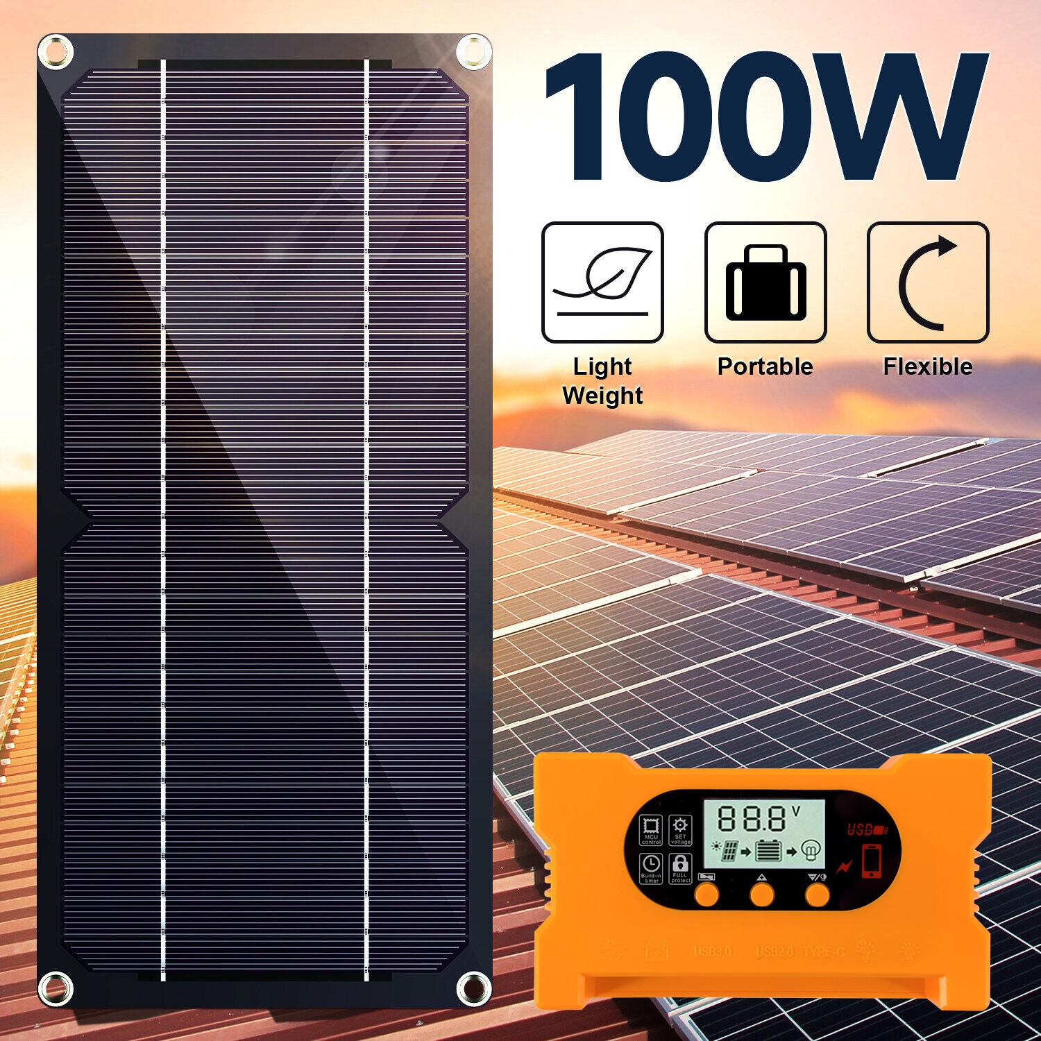 穩(wěn)定發(fā)電 單晶6W12V光伏太陽能板 跨境電商優(yōu)選 便攜太陽能光伏板