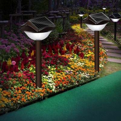 太陽能防水led燈插入式草坪庭院裝飾燈戶外庭院花園別墅裝飾