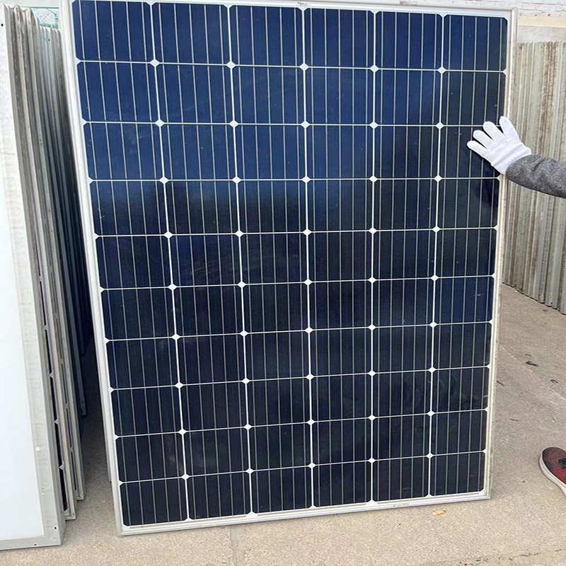 天合二手單晶300w太陽能電池板電站拆卸組件外貿出口非洲光伏電板