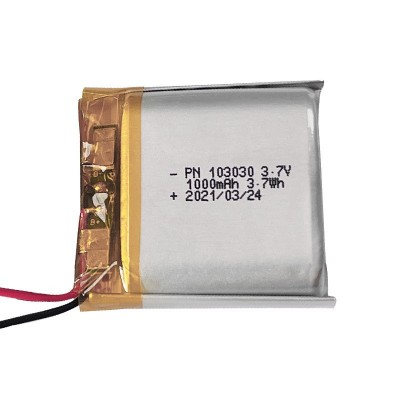 供應純鈷材料鋰聚合物電池962728-800mAh 醫療血氧儀鋰電池