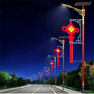 節(jié)日國慶新農(nóng)村建設(shè)太陽能路燈 裝飾LED中國結(jié)燈籠太陽能燈